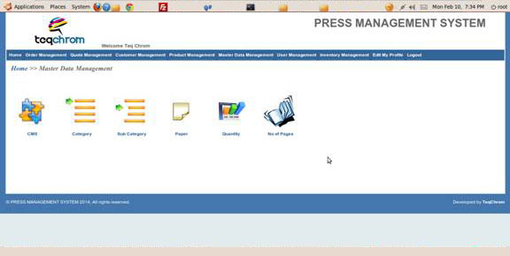 Website Case Study Press Management Web Design India