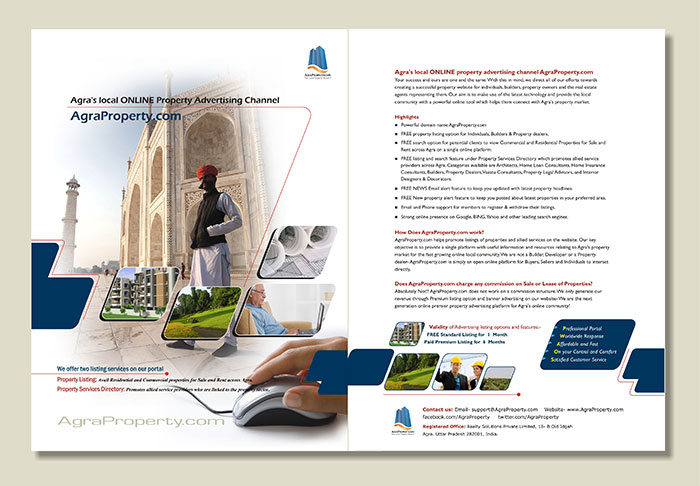 Realty or Property industry brochure - KID brochure design India