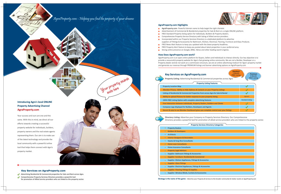 Realty or Property industry brochure - KID brochure design India
